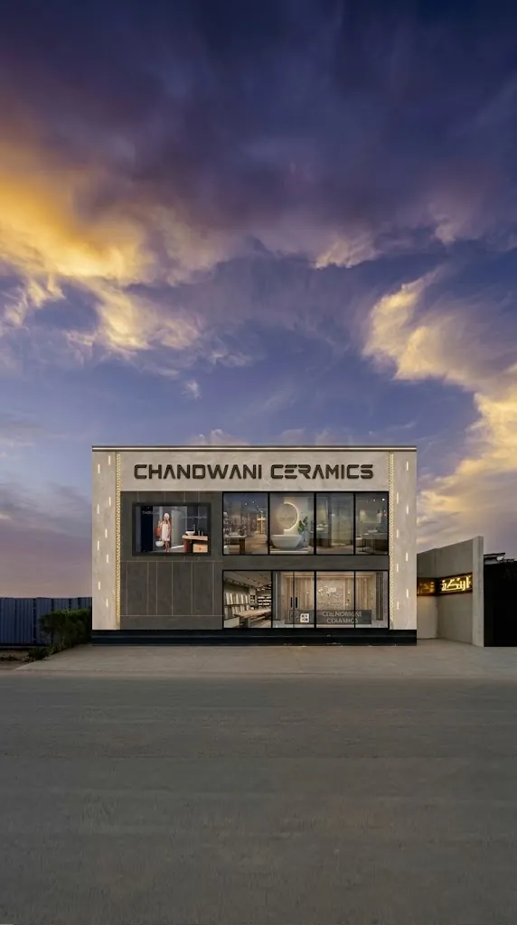 Chandwani Ceramics storefront — left half